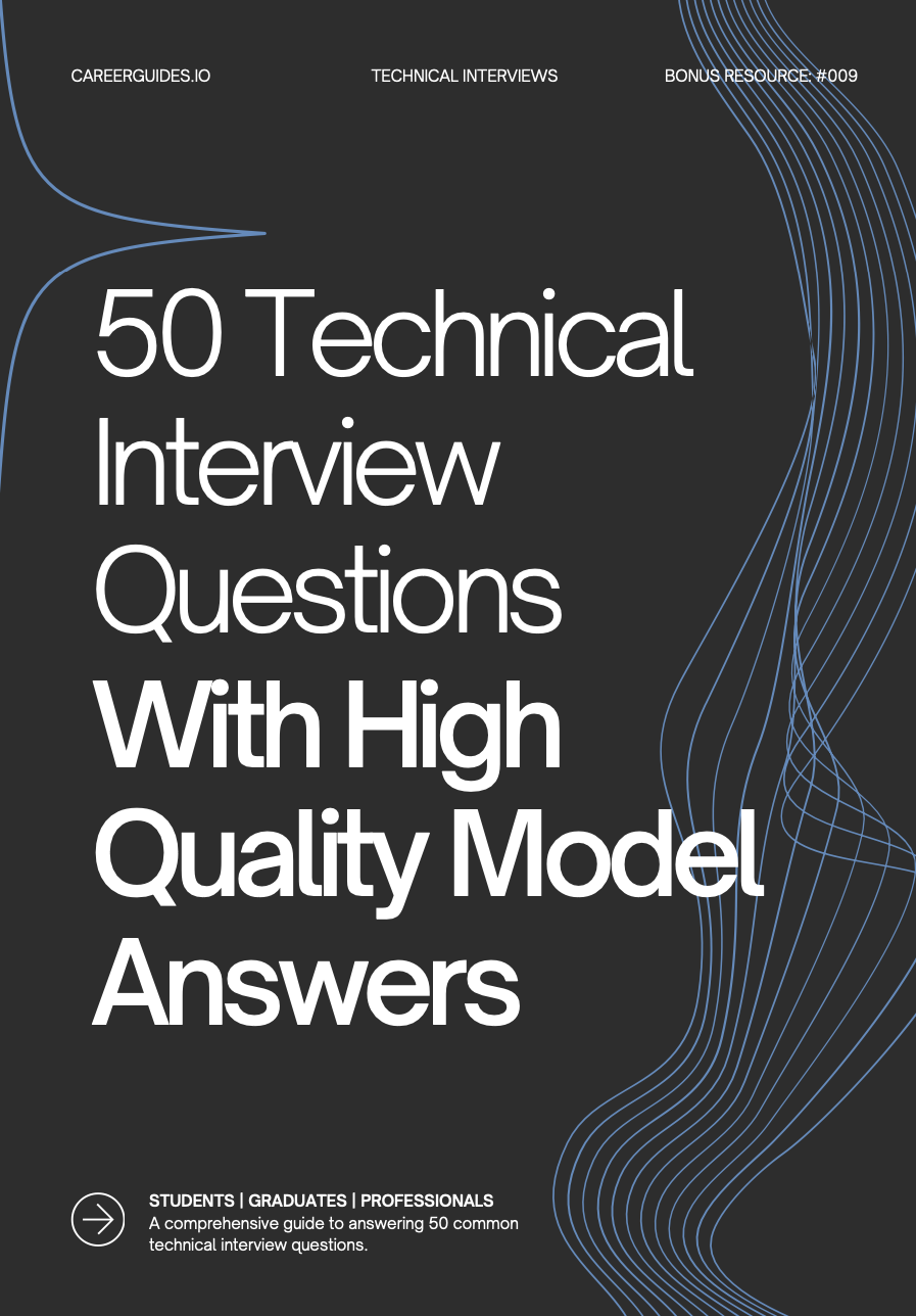 50 Technical Interview Questions with Model Answers